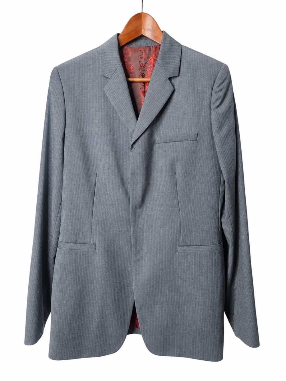 JEAN PAUL GAULTIER | Vintage FW97/98 Gray Wool Snap-Front Blazer US 12
